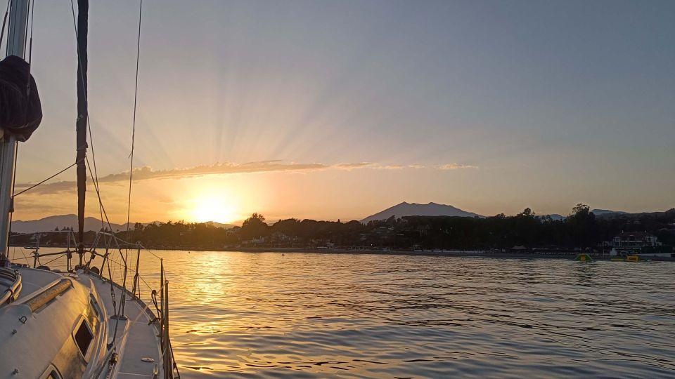 Sunset Sailing in Private Sailboat Puerto Banus Marbella - Experience Description