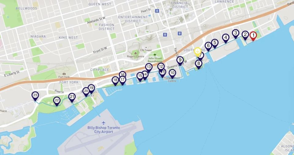 Torontos Waterfront: Smartphone Audio Walking Tour - Tour Experience