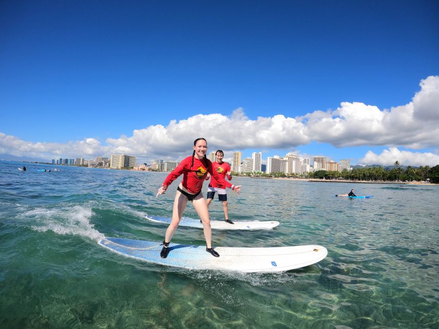 Two Students to One Instructor Surfing Lesson in Waikiki - Important Information