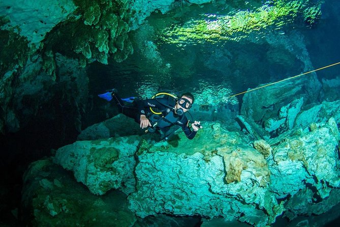 2 Different Divings in Dos Ojos Cenote for Certified Divers in Tulum - Dive Itinerary