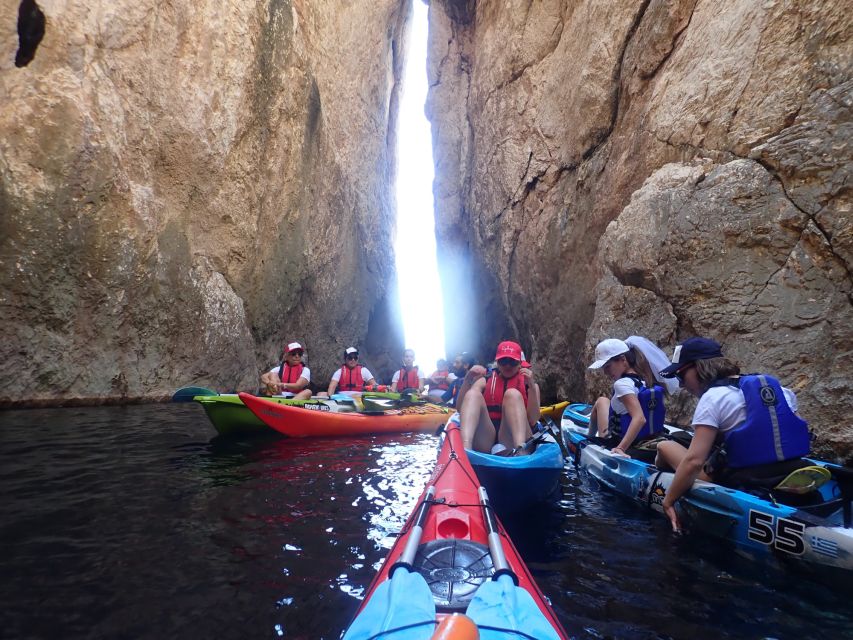 Athens: Sea Kayaking Adventure on the South/East Coast - Inclusive Experience Description