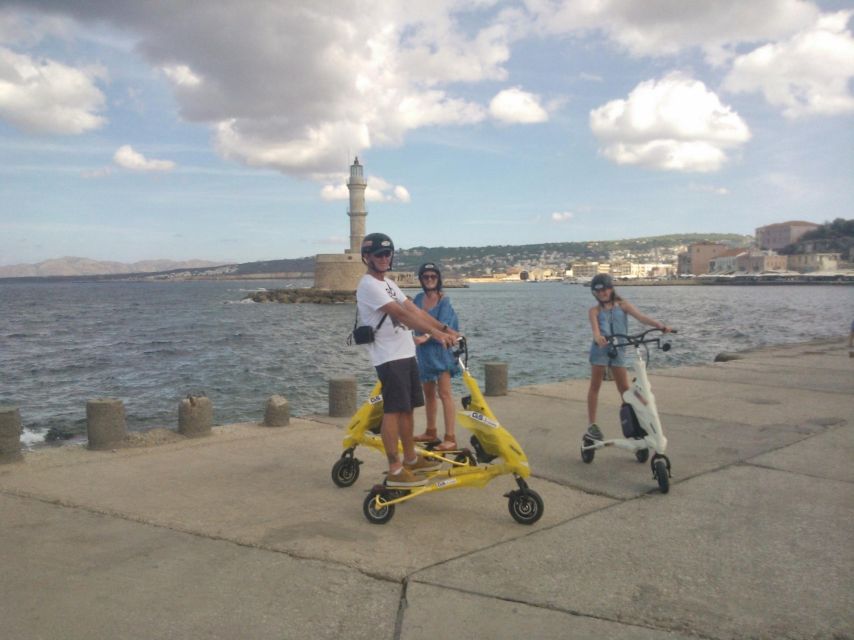 Crete: Chania Trikke Tour Through the Centuries - Inclusions