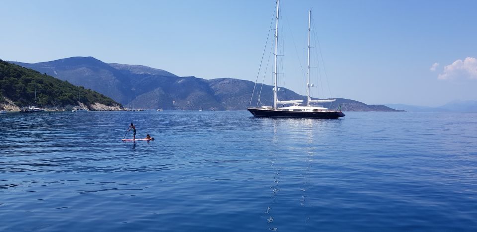 From Agia Efimia: Day Cruise to Ithaki Island With Lunch - Duration and Languages