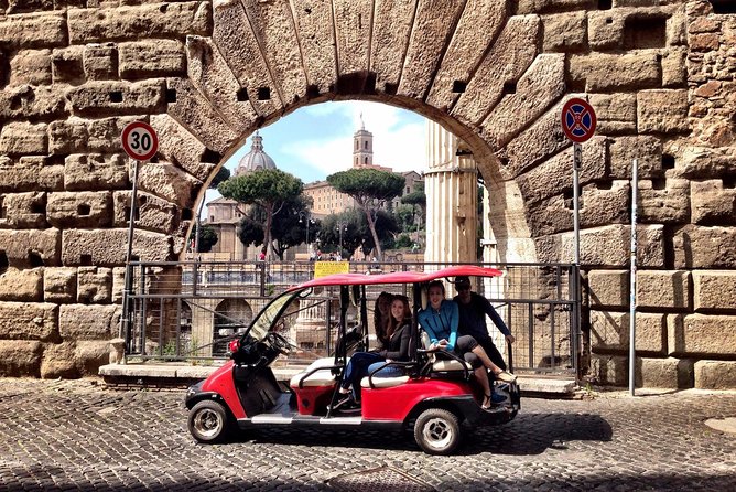 Full Day Private Guided Tour of Rome by Golf-Cart & Colosseum and Roman Forum - Booking Details