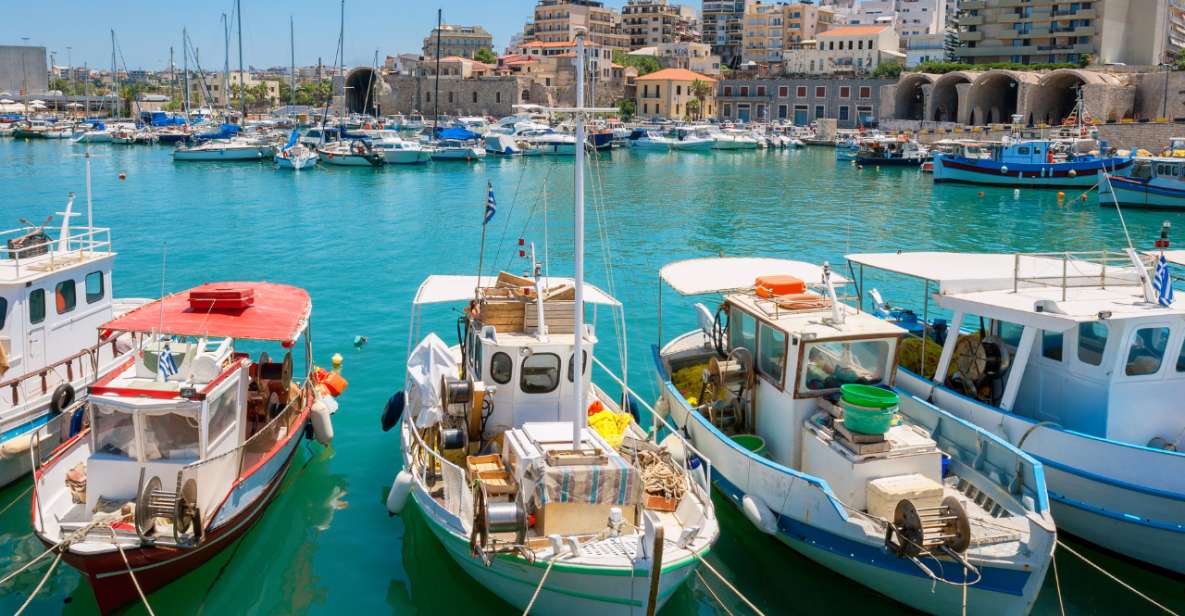 Heraklion City, Walking Tour, Old Market & Knossos Palace - Inclusions for Guided Walking Tour