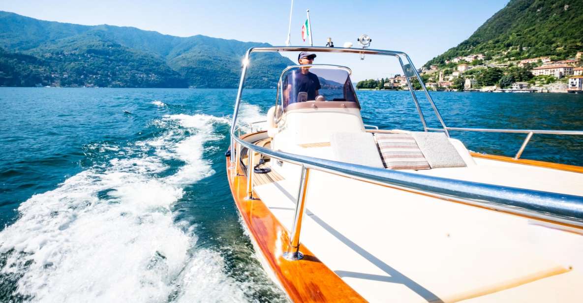 Lake Como: Bellagio SpeedBoat Grand Tour - Itinerary