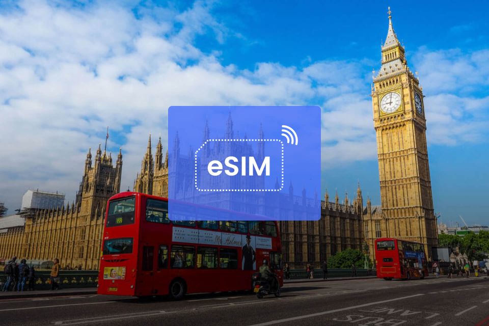 London: UK and Europe Esim Roaming Mobile Data Plan - Easy Installation and Usage