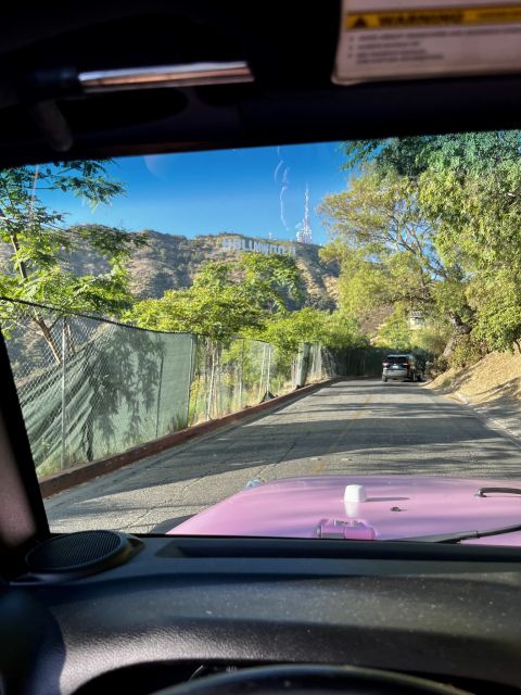 Los Angeles: Private Hollywood Sign Tour by Open Pink Jeep - Meeting Point and Itinerary