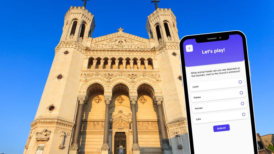 Lyon: City Exploration Game and Tour on Your Phone - Monumental Quizzes and Challenges