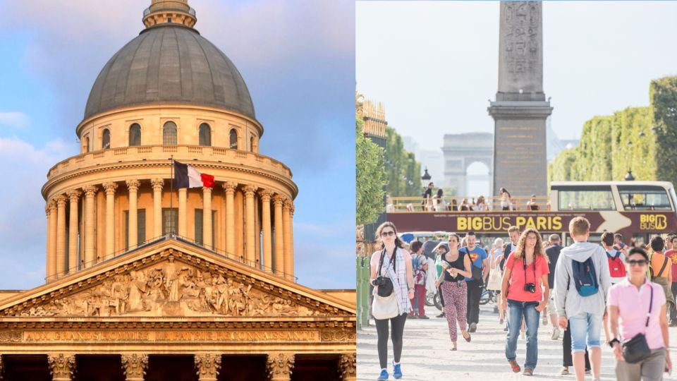 PARIS: Big Bus Hop-On Hop-Off Tour and Pantheon Entrance - Experience