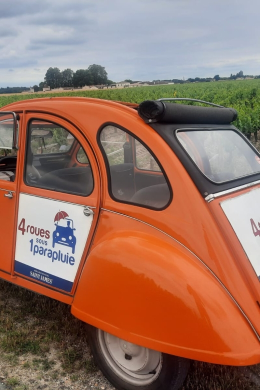 Saint-Émilion : Citroën 2CV Private 1 Day Wine Tour - Pickup Details and Itinerary Information