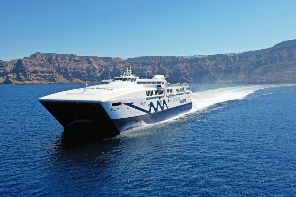 Santorini to Heraklion Crete: Ferry Ticket & Hotel Transfer - Experience Description