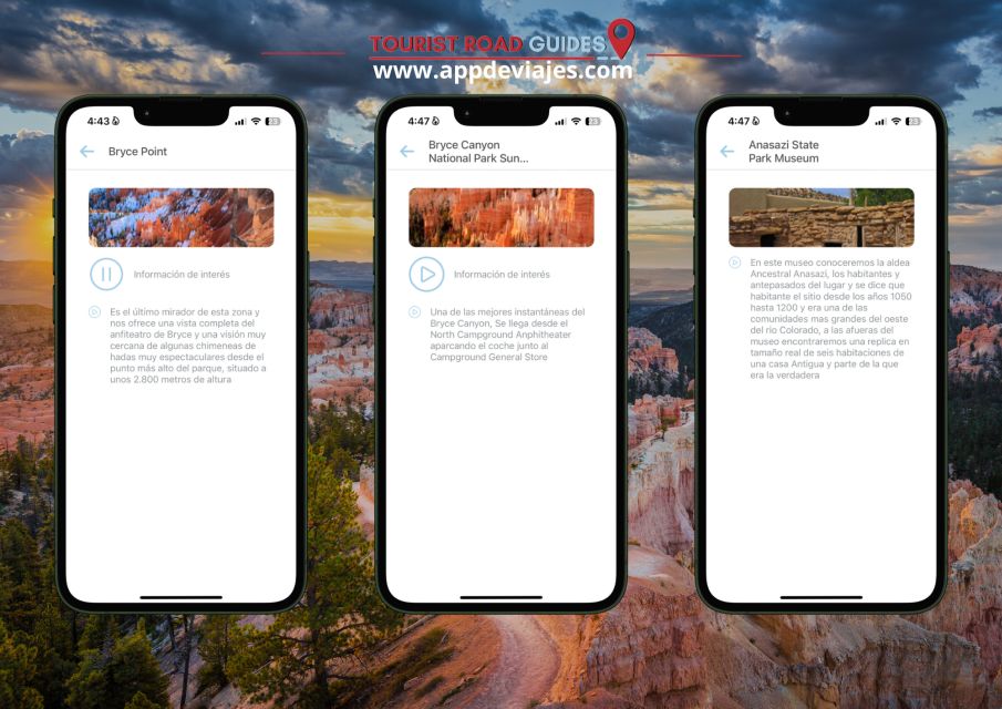App Self-Guided Road Routes Bryce Canyon - Additional Resources