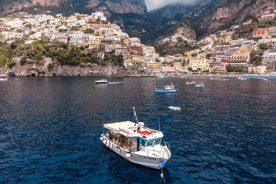 From Naples: Positano & Amalfi Boat Tour With Van Transfer - Description