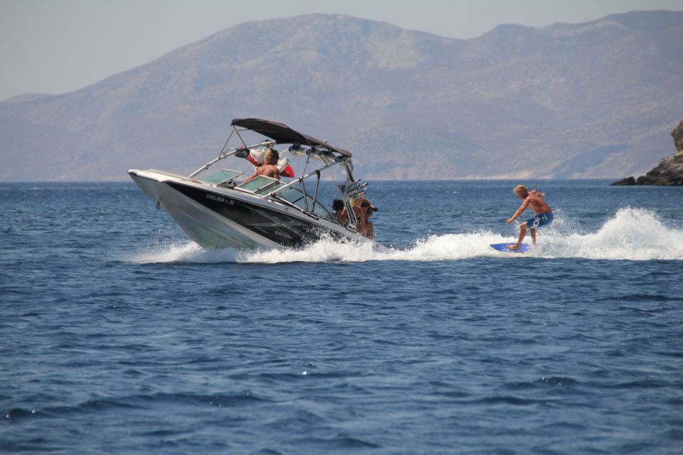 Ios Island: Speedboat Cruise From Mylopotas Beach - Important Information