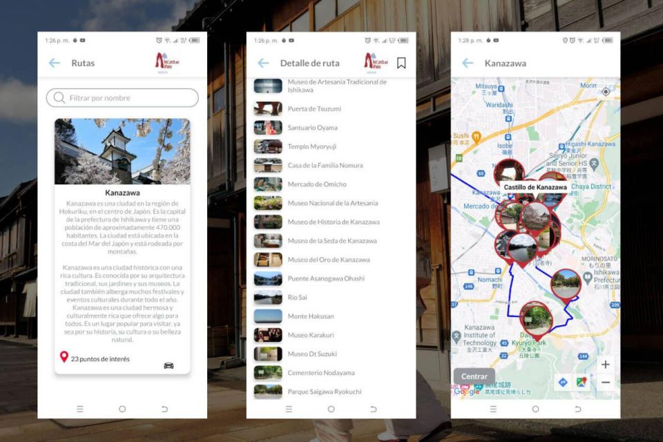 Kanazawa Self-Guided Tour App With Multi-Language Audioguide - Customer Reviews