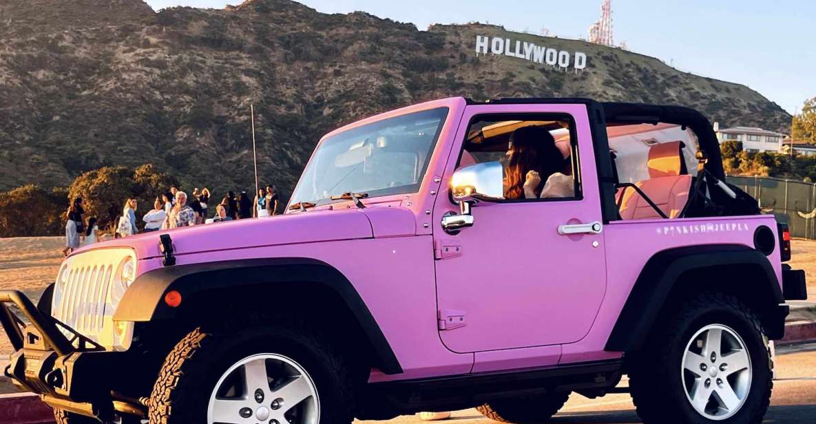 Los Angeles: Private Hollywood Sign Tour by Open Pink Jeep - Final Words