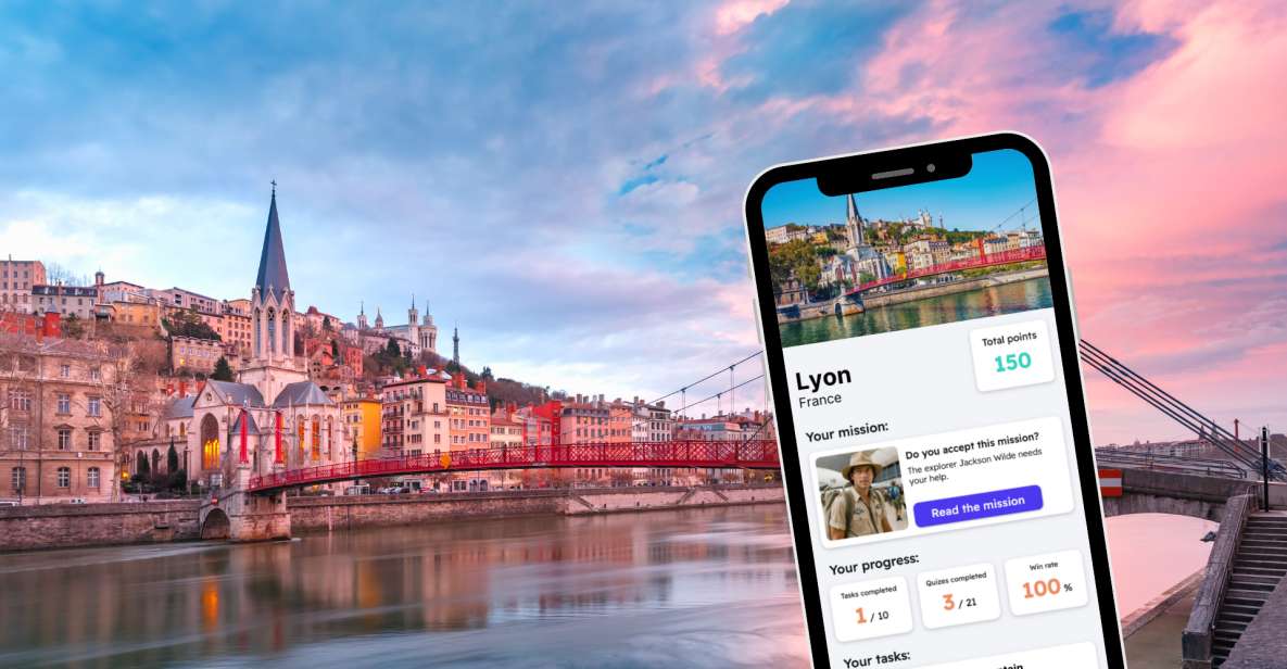 Lyon: City Exploration Game and Tour on Your Phone - Discover Lyons Hidden Gems