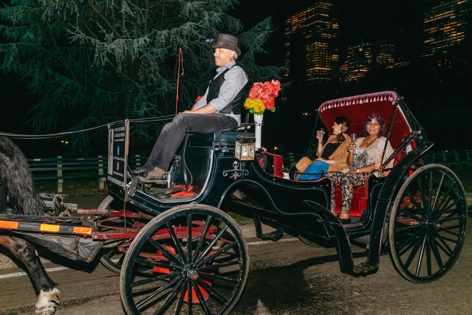 NYC MOONLIGHT HORSE CARRIAGE RIDE Through Central Park - Inclusions