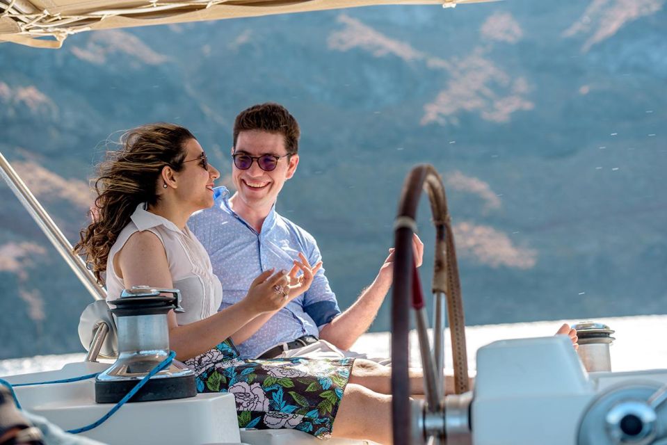 Santorini: Catamaran Cruise With BBQ and Drinks - Suitability