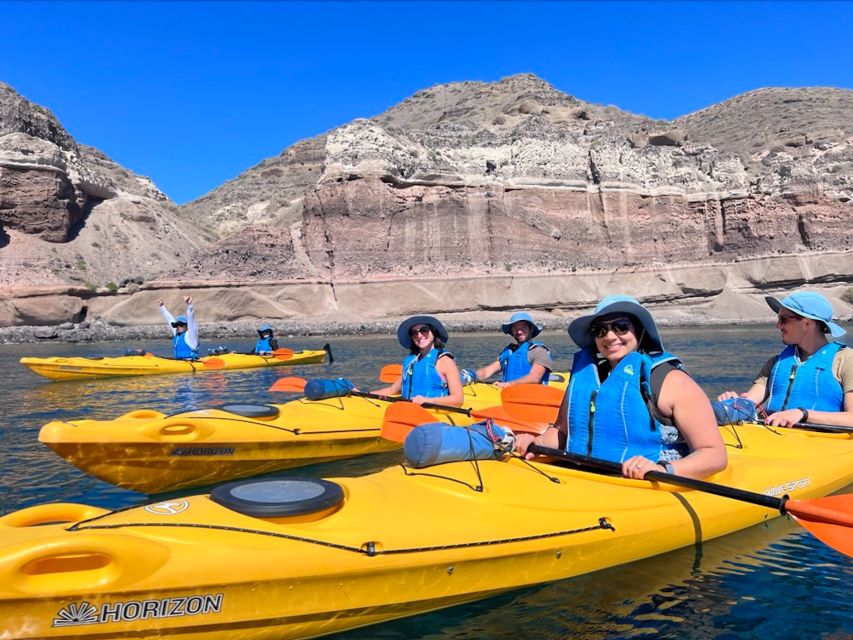 Santorini: Sea Caves Kayak Trip With Snorkeling and Picnic - Preparation and Requirements