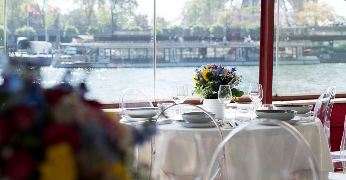 Theo Boat/Paris : Lunch Cruise on the Seine With Rooftop - Inclusions