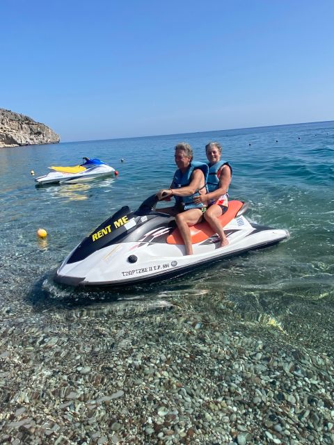 Traganou Beach: Yamaha Jet Ski Rental - Jet Ski Experience Description