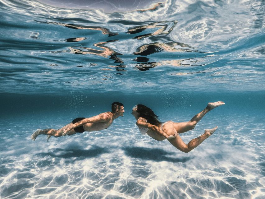 Underwater Fashion Photoshoot in Santorini - Creating Timeless Memories Underwater