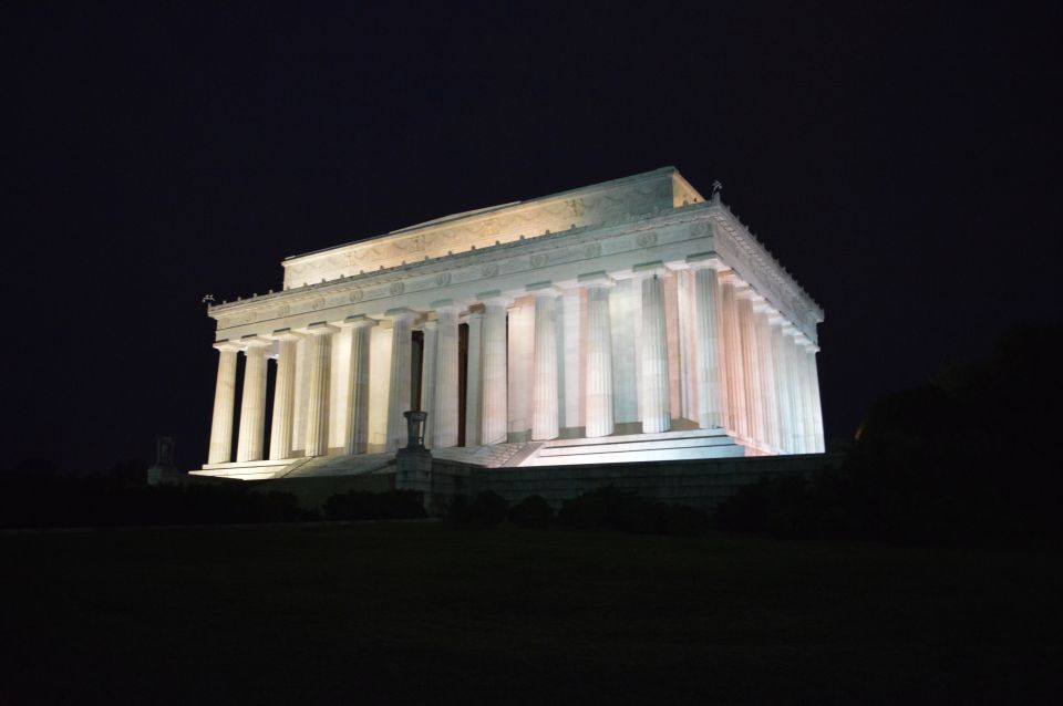 Washington DC: Small-Group 3-Hour Night Tour - Additional Information