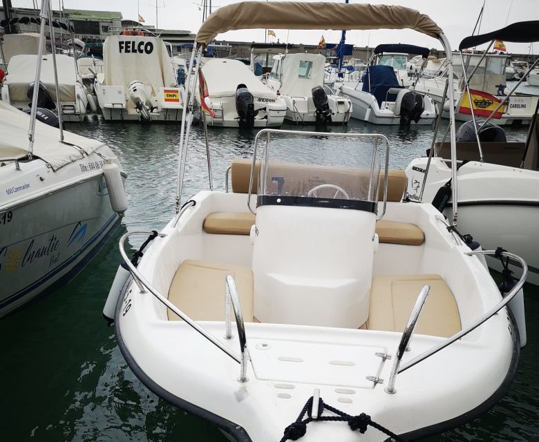 Benalmádena: Private Boat Rental Without a License - Additional Information