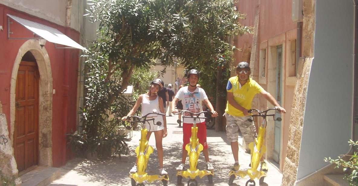 Crete: Chania Trikke Tour Through the Centuries - Common questions