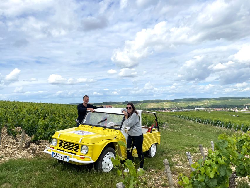 E-Mehari Tour and Chablis Clotilde Davenne Tasting - Booking Details