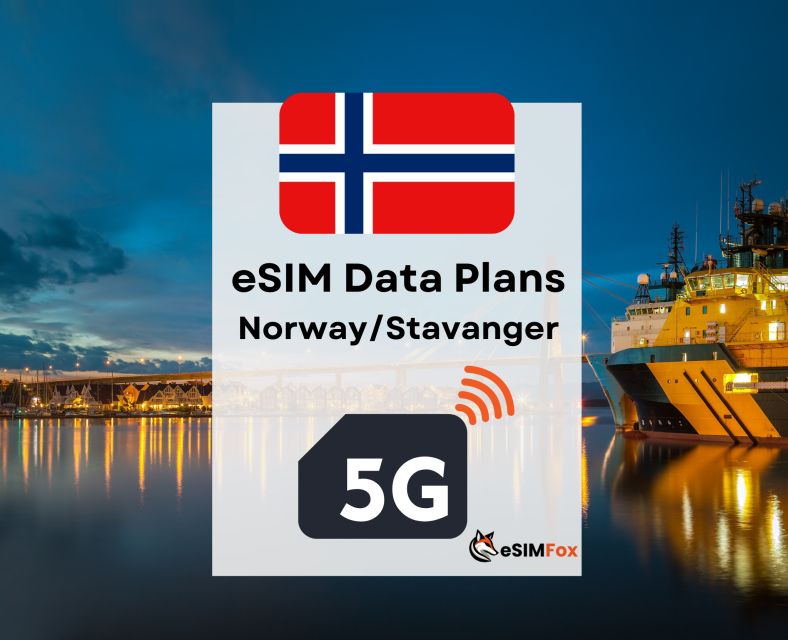 Oslo: Esim Internet Data Plan for Norway High-Speed 4g/5g - Norway Travel Essentials