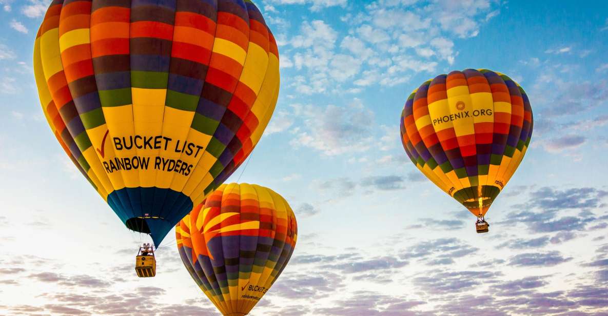 Phoenix: Hot Air Balloon Flight With Champagne - Additional Information