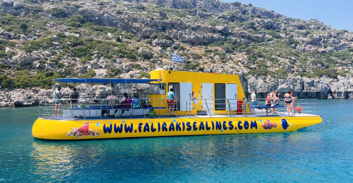 Rhodes: Yellow Submarine Swim Cruise With Drinks - Booking Information