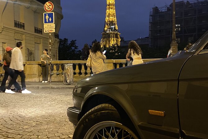 Unforgettable Tour of Paris at Night in a Vintage Car - Booking Information
