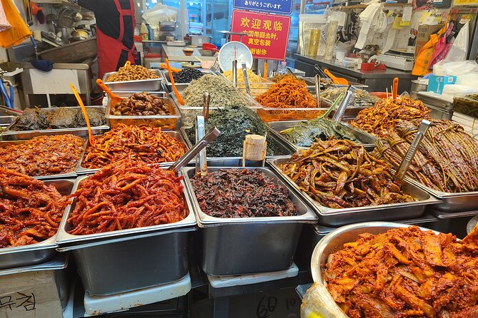 Unique Authentic Food Adventure in Gwangjang Market - Expert Guidance Through Market Stalls