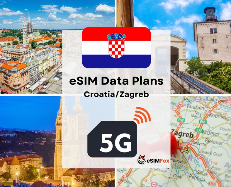 Zagreb: Esim Internet Data Plan for Croatia High-Speed 4g/5g - Customer Reviews and Ratings