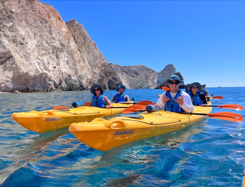 Santorini: Sea Caves Kayak Trip With Snorkeling and Picnic - Customer Reviews