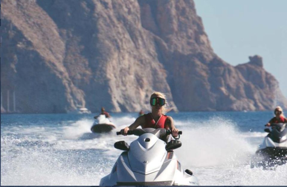 Santorini Thrill Trio: Jet Ski, Tube, Kayak Package - Location and Meeting Point