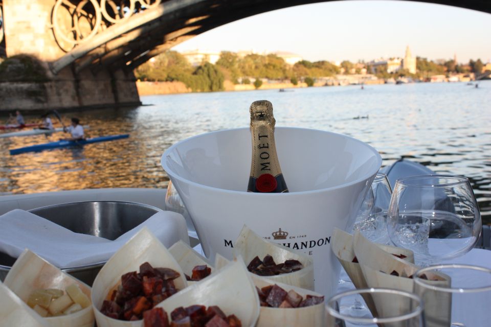 Seville: Private River Cruise With Dinner and Drinks - Common questions