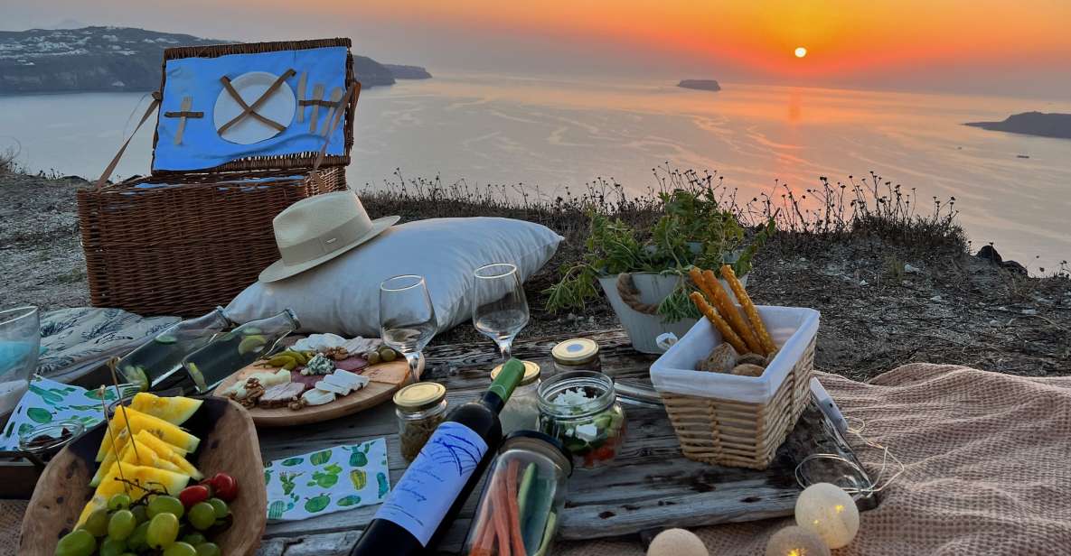 Uncrowded Santorini Sunset PicNic - Restrictions