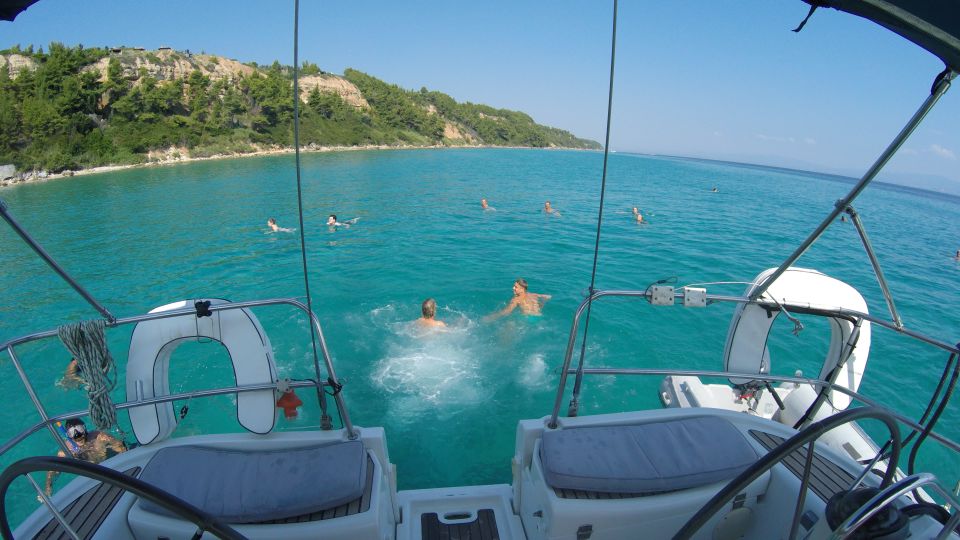 From Nea Fokea: Chalkidiki 6-Hour Cruise by Sailing Boat - Includes