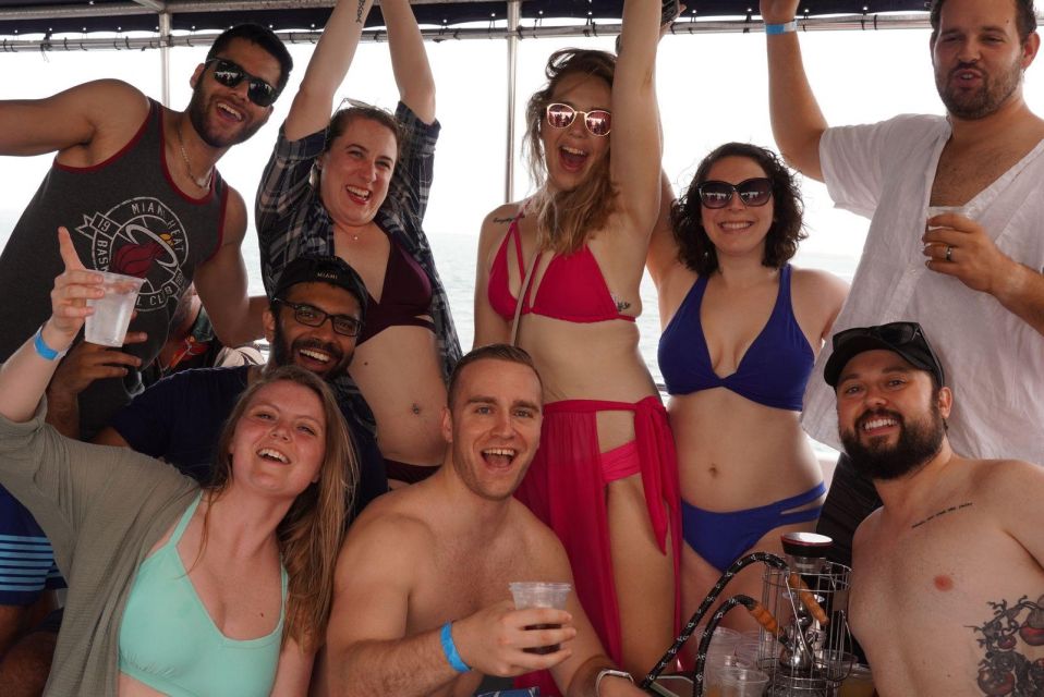 Miami: Booze Cruise Boat Party With Dj, Snacks, & Open Bar - Common questions