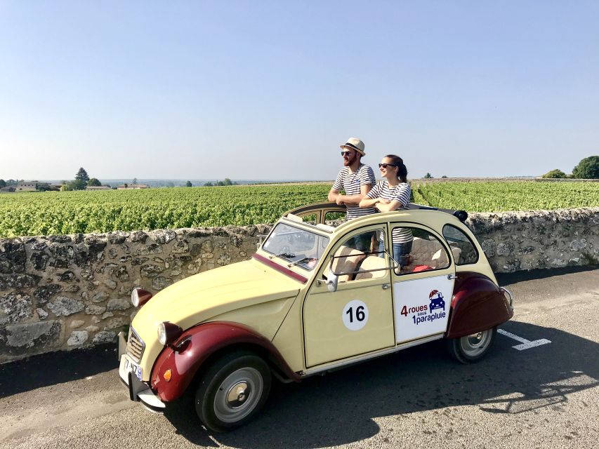 Saint-Émilion : Citroën 2CV Private 1 Day Wine Tour - Vineyard Visits and Wine Tasting Experiences