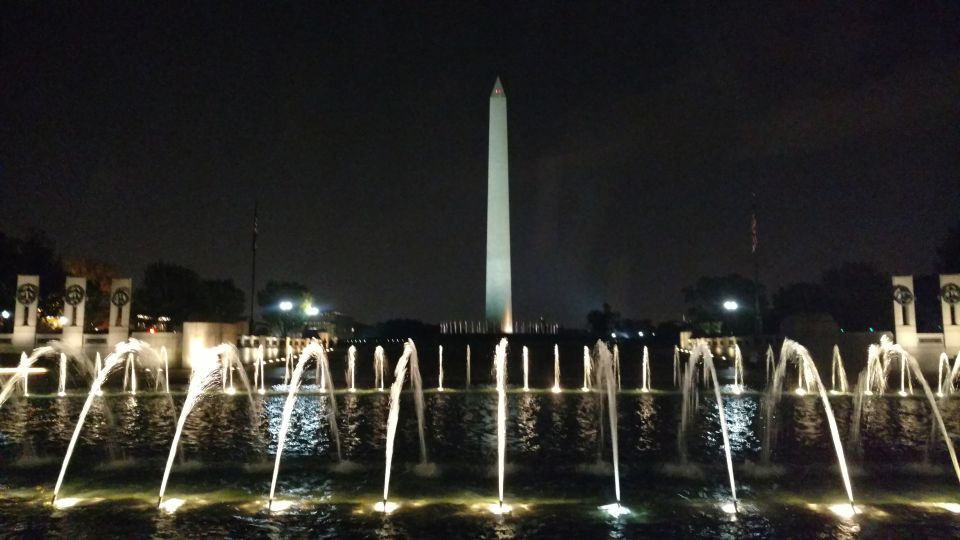 Washington DC: Small-Group 3-Hour Night Tour - Important Information