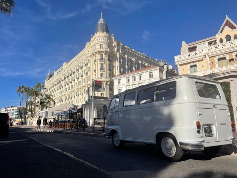 Cannes 2 Hours : Privat City Tour in a French Vintage Bus