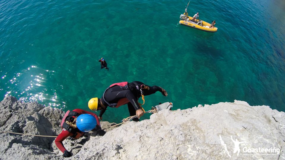 Lisbon: Coasteering Adventure Sesimbra/Arrábida Natural Park - Common questions