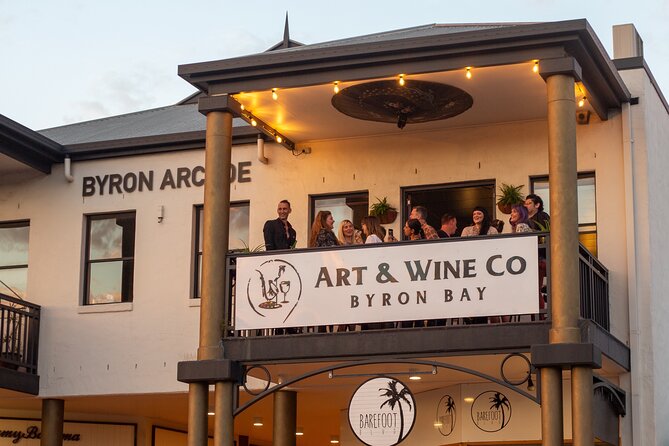 Adults Art and Wine Class in Byron Bay - Key Points