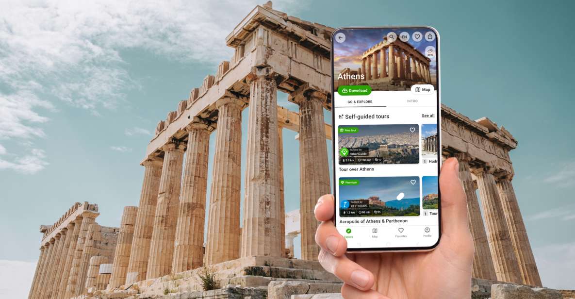 Athens: Self-Guided Audio Tours With Smartguide in English - Key Points